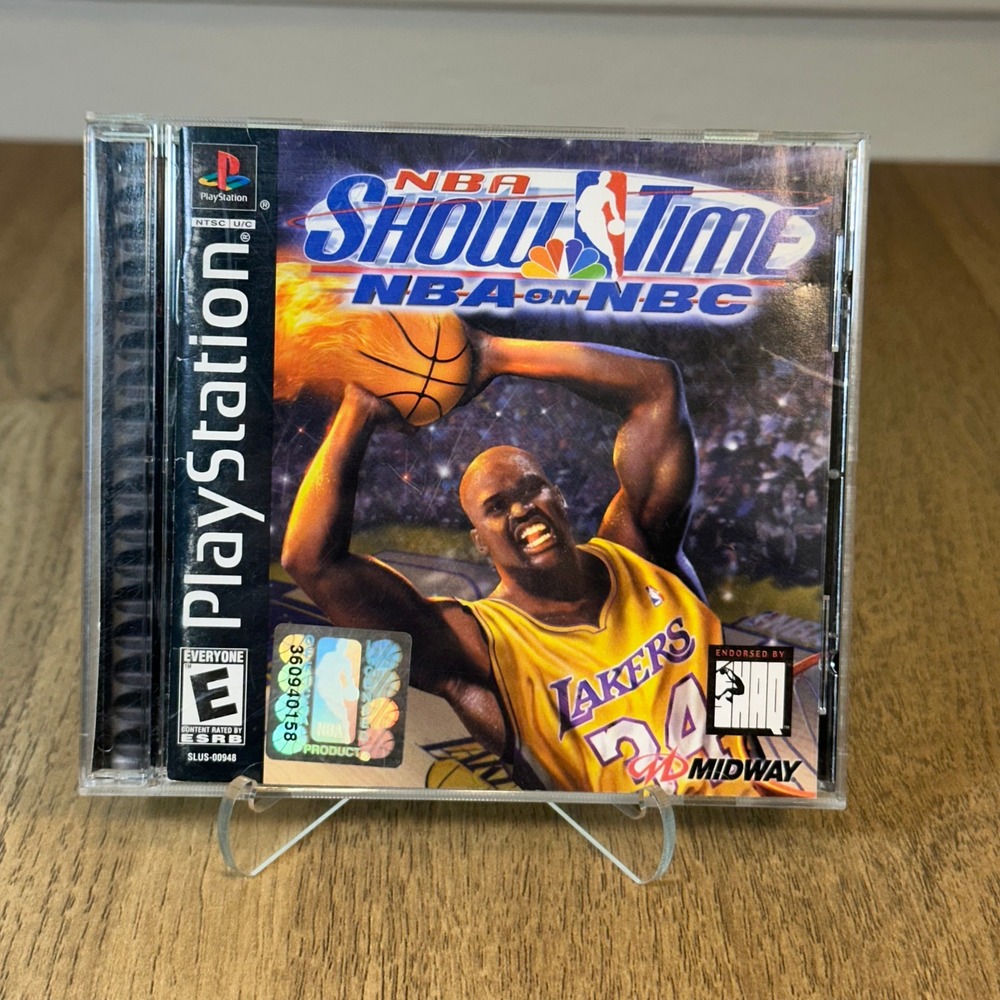 NBA Showtime NBA on NBC PS1 CIB Tested Authentic PlayStation 1 SLUS-00948